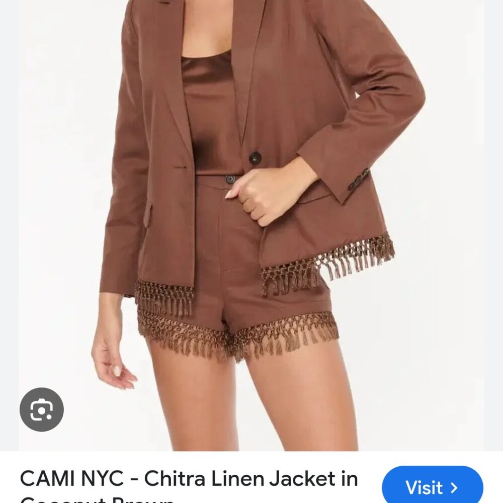 NEW CAMI NYC chitra jacket in coconut Small